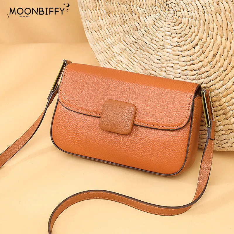 Leather Sling Purses Vintage Messenger Bags