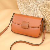 Leather Sling Purse Vintage Shoulder Messenger Bag