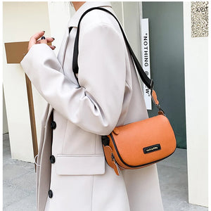 Vintage Tan Leather Sling Handbag for Women