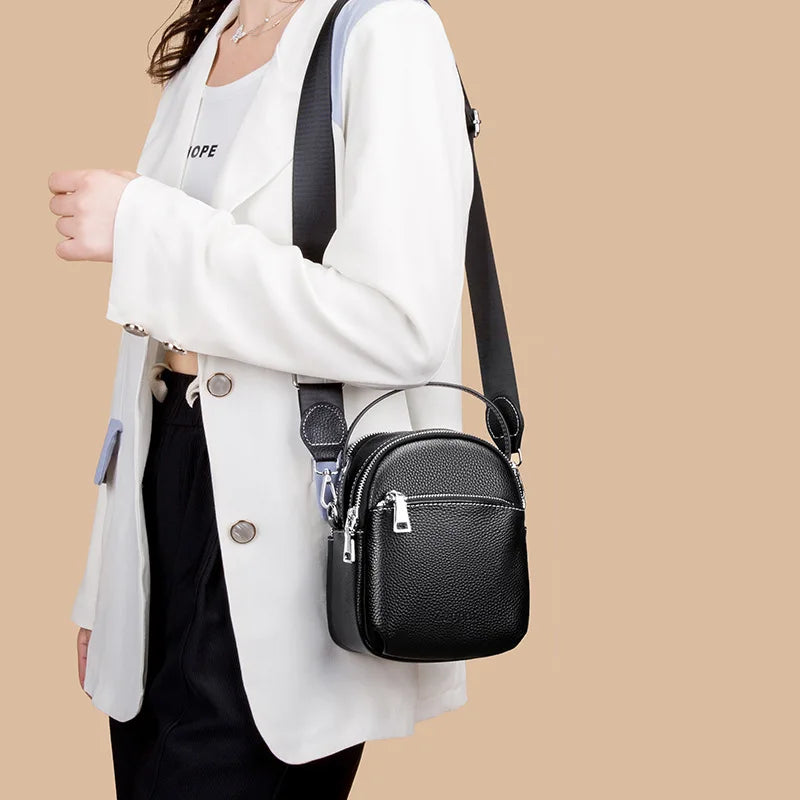 Vintage Leather Women's Crossbody Bag