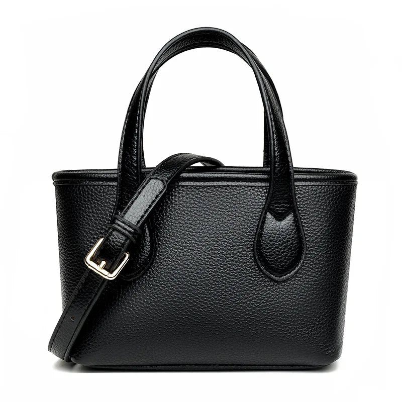 Vintage Bucket Leather Shoulder Bag