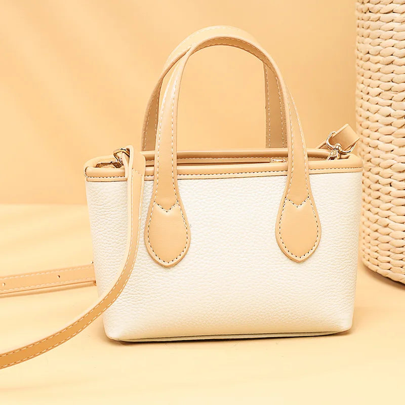 Vintage Bucket Leather Shoulder Bag