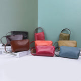 Solid Mini Women Phone Bag High Leather Ladies Purses Handbag For Female