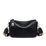 Stone Crossbody Handbags Leather Pillow Casual Vintage Shoulder Messenger Bags