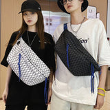 Plaid Waist Bag Summer Fanny Pack Unisex Belt Bags
