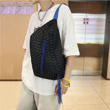 Plaid Waist Bag Summer Fanny Pack Unisex Belt Bags