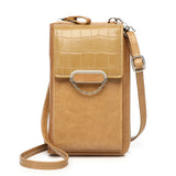 Women's Phone Bag Shoulder Wallet Leather Crossbody Purse