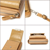 Women's Phone Bag Ladies Mobile Messenger Shoulder Wallet Leather Card Holder