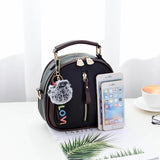 Personality Girl Leather Messenger Bag
