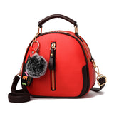 Personality Girl Leather Messenger Bag