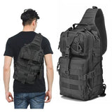 USB Charging Casual Men Chest Pack Oxford Crossbody Bags for Men