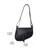 Underarm Bag Women Daily PU Leather Small Shoulder Bag