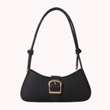 Casual Women Shoulder Bags Ladies PU Leather with Zipper Closure