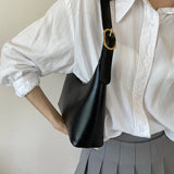 Green Retro Underarm Bag Women's Shoulder Handbag