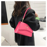 Patent PU Leather Underarm Shoulder Bag for Women Totes Handbag