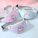 Unicorn Sequin Girls Waist Bag Fanny Pack