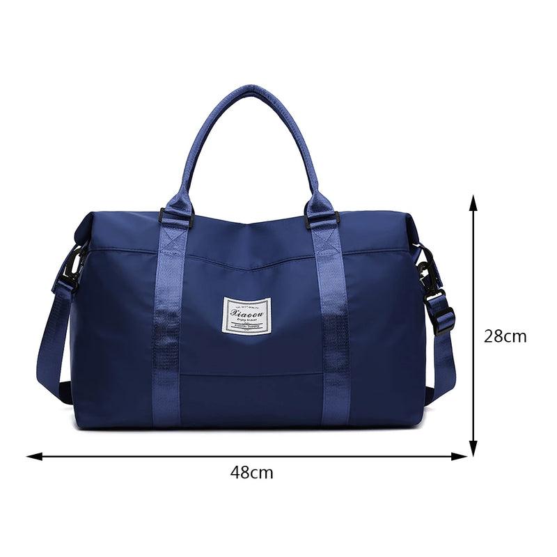 Unisex Fitness Sports Tote Bag Large Capacity Shoulder Bag