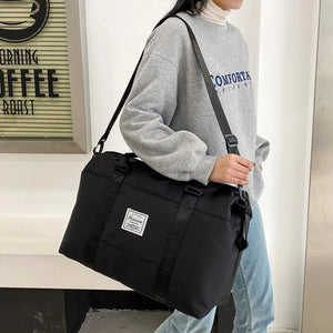 Unisex Fitness Sports Tote Bag Large Capacity Shoulder Bag