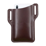 Unisex PU Leather Waist Belt Bag Cellphone Protection Case Fanny Pack