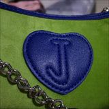 Green Velvet Armpit Bag Pendant Shoulder Bag