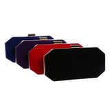 Small Red Velvet Clutch Bag with Shoulder Chain - Party Purse