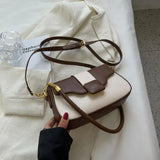 Red Crossbody Bag Women's Pu Leather Small Square Purse