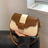 Red Crossbody Bag Women's Pu Leather Small Square Purse