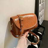 Vintage Leather Women's Shoulder Bag Purse Handbag