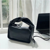 Vintage Green Crossbody Bag Women PU Leather Tote