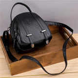 Vintage Crossbody Shoulder Bag Retro PU Leather Handbag Small Pack