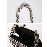 Vintage Chain Bag Women's Handbags Shell Lock Bags Lady PU