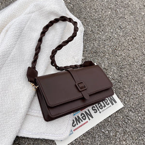 Vintage Flap Women's Shoulder Bag Handbag Crossbody Solid Purse