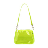 Vintage Jelly Clear Underarm Bag Women Shoulder Purse