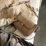 Vintage Flap Messenger Bag Women Shoulder Crossbody Bag