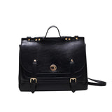Vintage Style Women Backpacks Handbags Female Ladies Artificial Leather