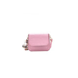 Vintage Woman Shoulder Bag PU Leather Print Pattern Ladies Small Square Bag