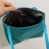 Vintage Small Satin Shoulder Bag for Women High Quality Purse Handbag