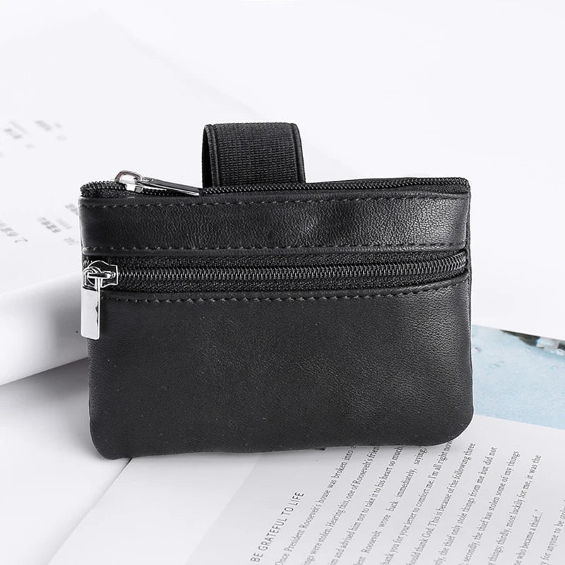 Vintage Leather Wallet with Key Holder Organizer