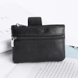 Vintage Leather Wallet with Key Holder Organizer