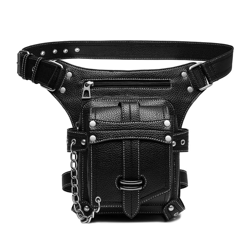 Gothic Steampunk Waist Bag Fanny Pack Thigh Leg Hip Purse Belt Bag