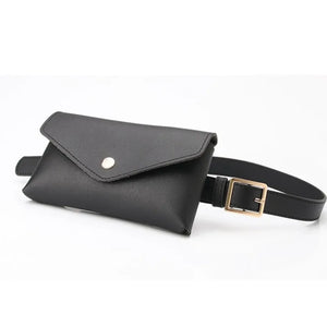 PU Leather Waist Bag Fanny Pack Phone Pouch Chest Pack Bags