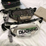 Clear PVC Waist Bag Unisex with Pendant