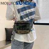 Clear PVC Waist Bag Unisex with Pendant