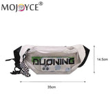 Clear PVC Waist Bag Unisex with Pendant