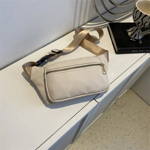 Leather Waist Bag for Women Travel Shoulder Fanny Pack Belt Purse