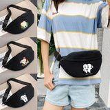 Waist Bag Mini Shoulder Satchel Travel Bag Cell Phone Pack Teeth Series Wallet K