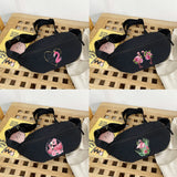 Flamingo Series Waist Belt Bag Travel Packs Crossbody Organizer