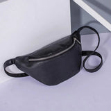 Women Waist Pack PU Leather Fanny Pack Belt Bag Casual Female Chest Bags