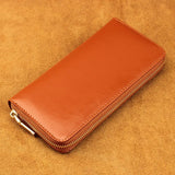 Women's Leather Wallet Phone Pocket Purse Long Money Bag