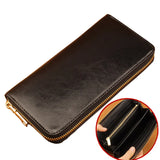Women's Leather Wallet Phone Pocket Purse Long Money Bag